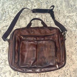Pelle Studio | Brown Leather Laptop Bag